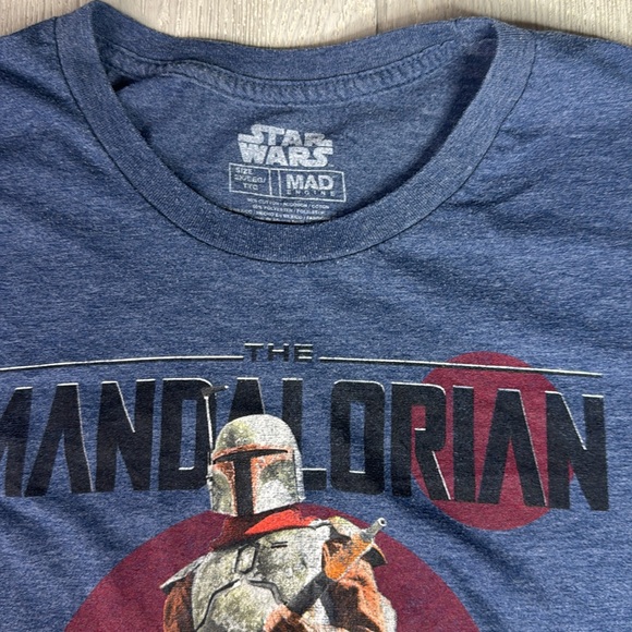 Men’s 2xl The Mandalorian T-shirt, Star Wars - Picture 3 of 5